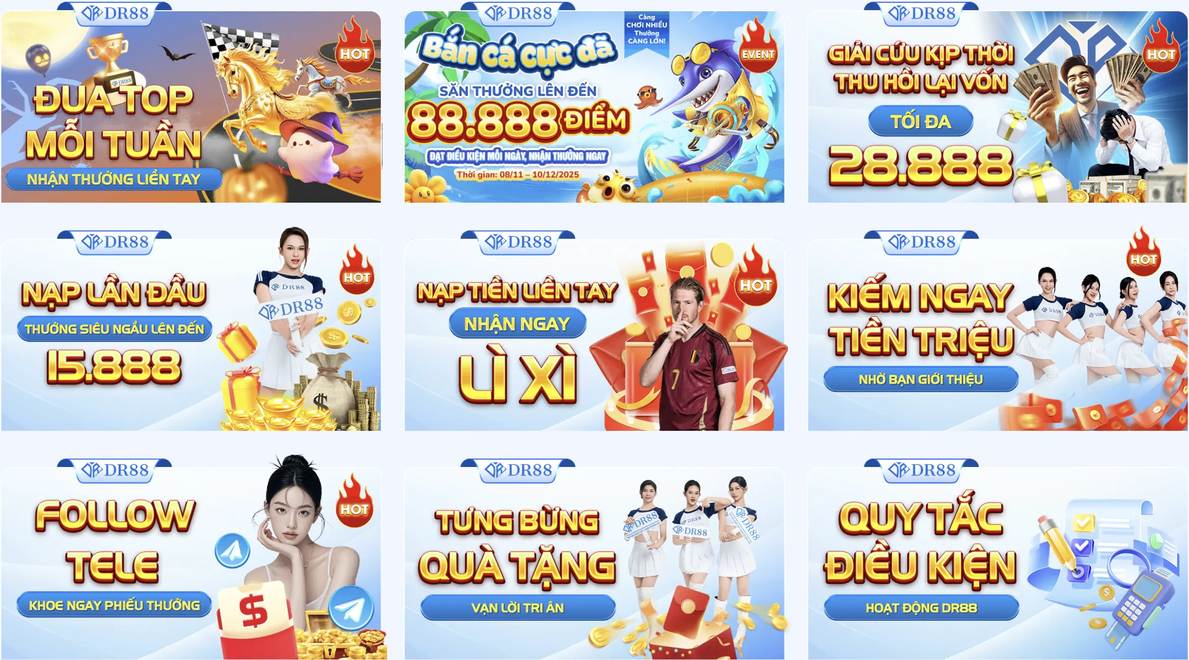 Khuyến mãi trang dr88