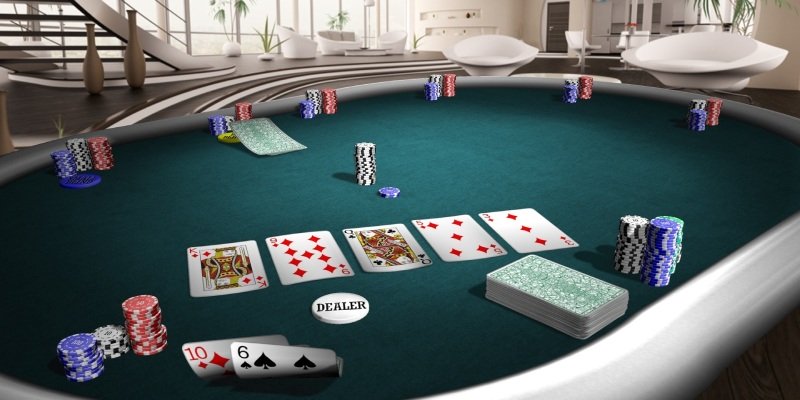 cách chia bài Poker được thực hiện tại nhà cái DR88